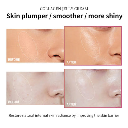 Feuchtigkeitsspendende Kollagen-Gelee-Creme mit Niacinamid